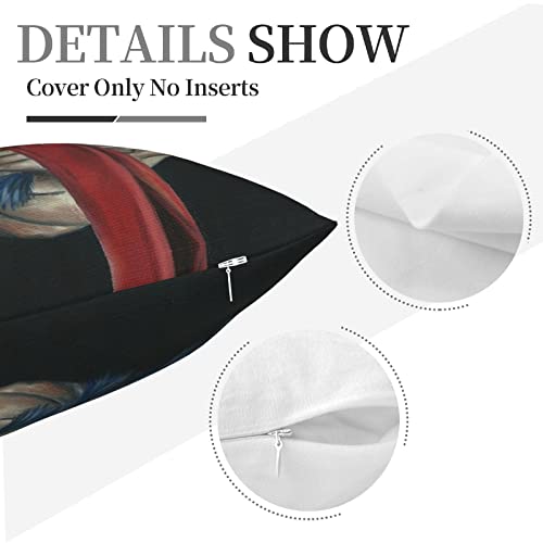 Ello Worm Classic Movie Throw Pillow Covers Halloween Pillowcases Horror Theme Party Decor Square Pillow Case For Horror Home Decor Living Room Bed Couch Car Cushion Cover 18"X18" #TOP5