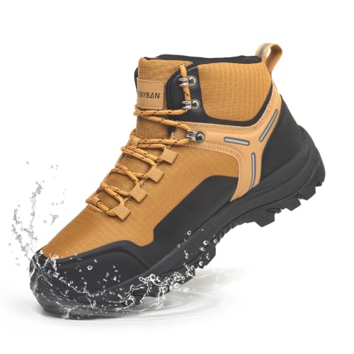 Image of Waterproof Hiking Boots for Men Non-Slip Lightweight