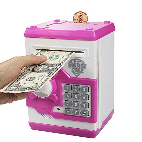 Suliper Baby Toy for Children Electronic Code Lock Piggy Banks Mini ATM Electronic