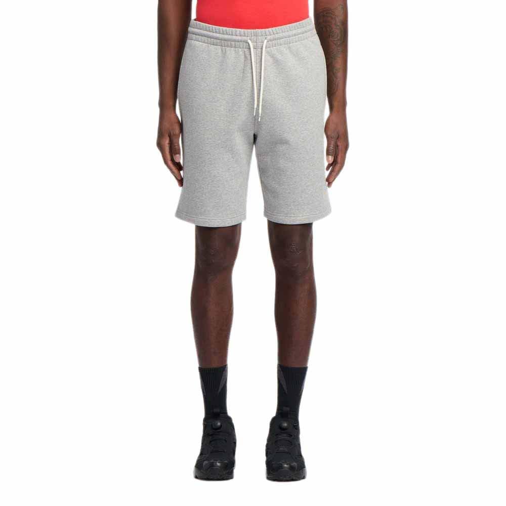 Reebok Men's Medium Grey Heather/Vector Red Identity Small Logo Fleece Short, Xl