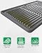 WELL GRILL 42x31CM Reversible Griddle Pan for CosmoGrill Pro & Deluxe 4+1 6+1 Gas Burners, Cast Iron Grates Replacement Parts for Cosmogrill Premium Barbecue Accessories