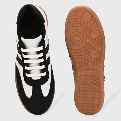 Image of Centrino Women Sneaker | Cushioned Insole for Comfort | Stylish Lace-Up Design | Perfect for Casual Outfit for Girls (9781)