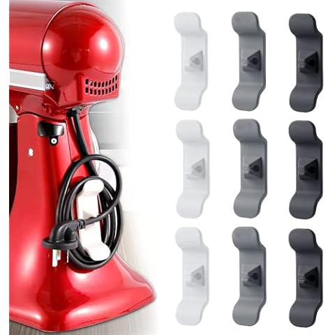 Binwat Wire Organizers Cord Wrap Cord Holder Cable Organizer Wire Storage Wire Packs Rope Organizer for Small appliances for Mixer, Blender, Coffee Maker, Pressure Cooker and Air Fryer (9pcs) Cover