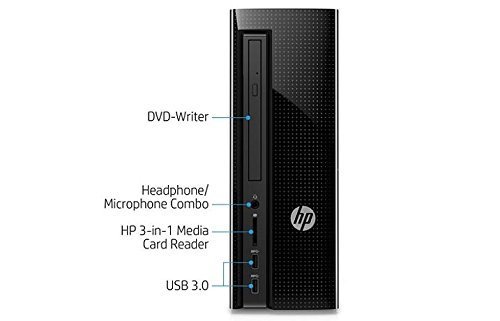 2018 Newest Flagship HP Slimline 270 Premium High Performance Business Desktop (Intel Quad-Core i7-7700T 2.9GHz, 16GB DDR4, 1TB HDD, Intel HD 630, DVDRW, HDMI, WLAN, Bluetooth, USB 3.0, Windows 10)