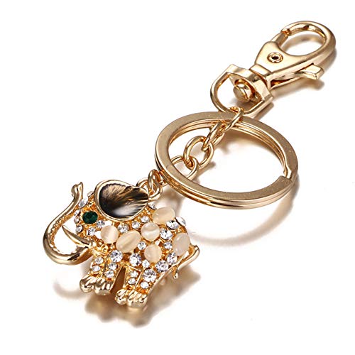 Preisvergleich Produktbild GMTEXTILES Mode niedlichen Katzenauge Elefant tragen Schlüsselbund Geldbörse und Schultasche Schnalle Urlaub Geburtstagsgeschenk