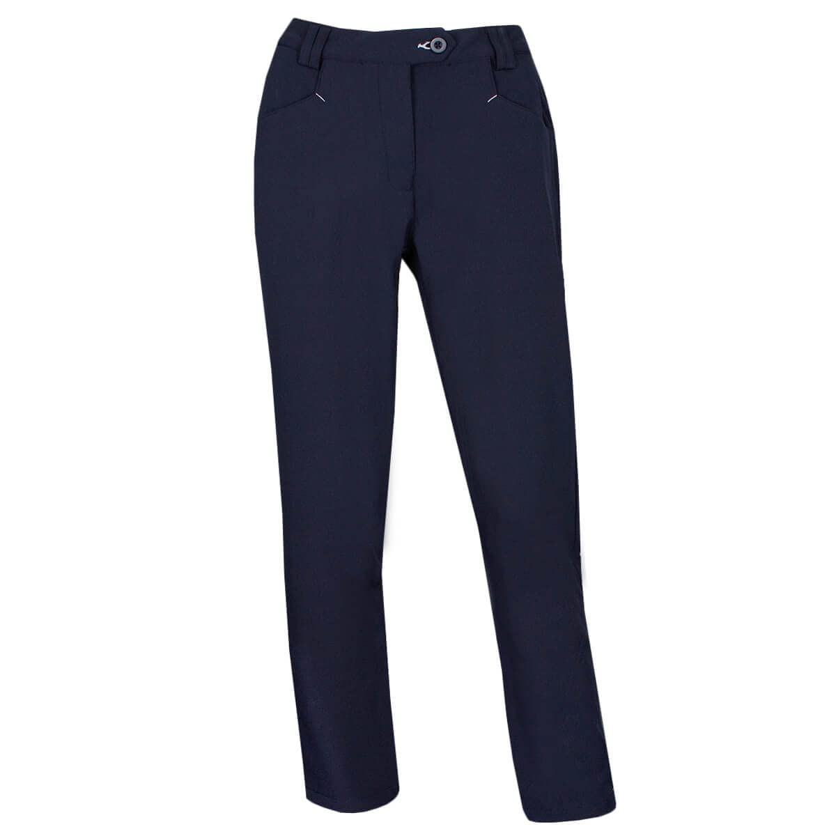 Island Green All Weather Fleeced Golf Trousers Navy - Water Repellent - Windproof - Fleece Lined