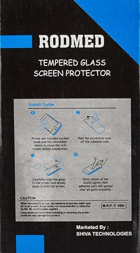 Image of HD Tempered Glass Screen Protector Compatible For Vivo Y200E With Edge To Edge Coverage And Easy Installation Kit