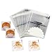 300 PCS Self Adhesive Plastic Cookie Bags Lace Bowknot Candy Bags for Treat Gifts Wrapping Good for Party Favors