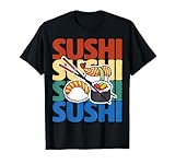 Photo Gallery sushi retrò giapponese per uomini donne bambini, sushi e sashimi maglietta Photo Gallery sushi retrò giapponese per uomini donne bambini, sushi e sashimi maglietta