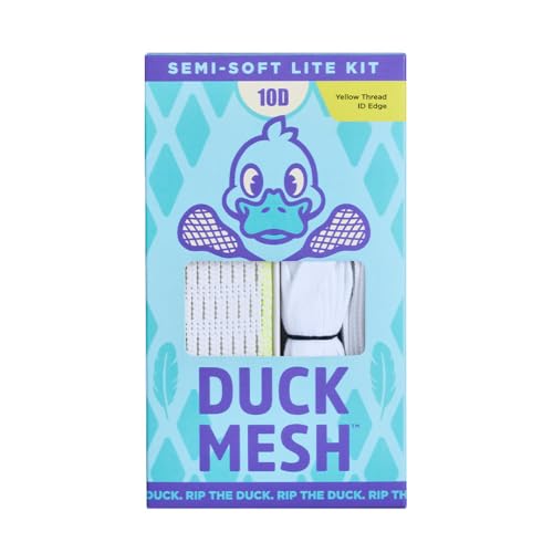 Duck Mesh Semi-Soft LITE Lacrosse Mesh Kit - Includes Mesh & Strings