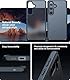 Premium Hülle für Samsung Galaxy S24 – Robust, stoßfest & stilvoll! Airbag-Technologie für Schutz auf Militärniveau. Kratzfest, griffig & sorgt für höchsten Komfort (Schwarz, Samsung S24)