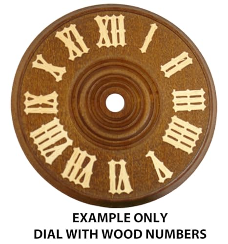 Generic Tools and Replacement for Clock. Wood Cuckoo Clock Numbers for Dials - Roman Numerals -Size 16mm (5/8