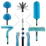 20ft 2 Cobweb Dusters, 12ft Extension Pole, High Ceiling Cleaning Tool - Image 4