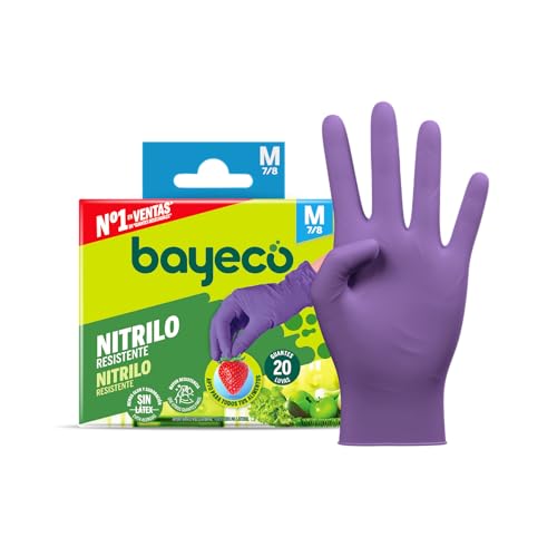 Guanti In Nitrile Viola HANSKA - Monouso Senza Polvere Per Professionisti E Casa - Foto 4