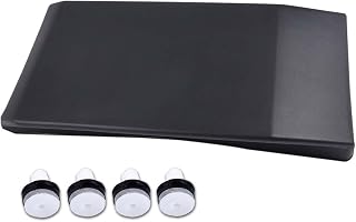 Exterior Pillar Moulding Trim Cladding Under Fuel Door Trim, Compatible with Ford Transit 150 250 350 (Gas Engine Only) 2015-2019, Left Driver Side