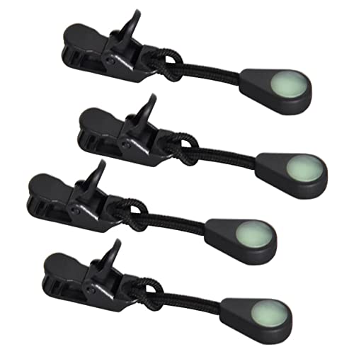 BESPORTBLE 30 Pçs Mochila Zíper Luminoso Puxador Zipadee Zíper De Bota Acessórios Mochila Zíper Tras