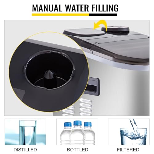 Máquina de hielo portátil compacto 40 lbs/24 h miniatura 6
