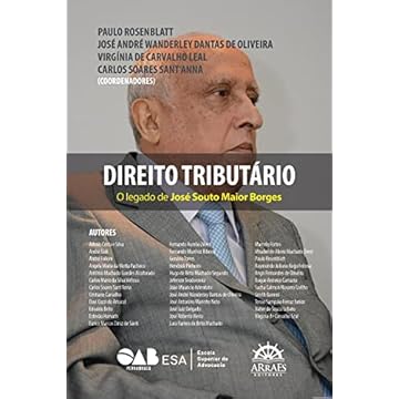 Capa do livro Direito Tributário: o Legado de José Souto Maior Borges