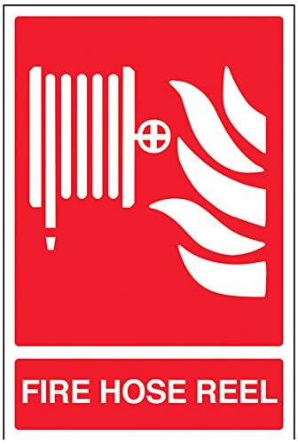 Vsafety Notausgang-Schild – Feueralarm-Pfeil Links, 300x100 Mm, 3 Stück, Selbstklebend, EN ISO 7010