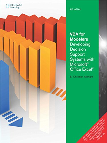 Vba For Modelers: Developing Decision Support S... 8131529398 Book Cover