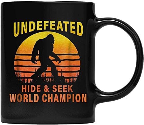 Flux Iglis Funny Gift Idea Undefeated Hide and Seek World Bigfoot for Father and Mother, Grandma and Friend Gifts 98587