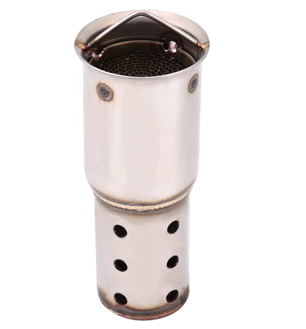 Anngo Universal 51mm Motorcycle Exhaust Pipe Muffler Silencer DB Killer Noise Eliminator Motorcycle Exhaust Tips Exhaust Silencer(D#)