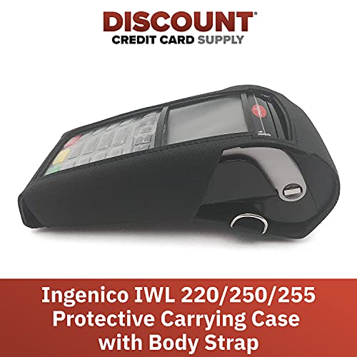 Ingenico IWL 220/250/255 Credit Card Terminal Carrying Case with Shoulder Strap, Black2