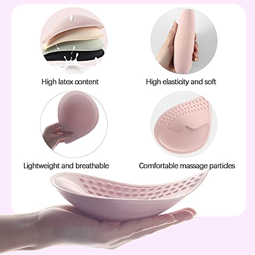 KOOAAICCHI Bra Pads Inserts, Latex Bras Inserts Removable for Women's Sports Cups Bra or Swimsuit Insert4