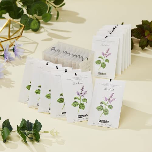 MYARO 12 Packs Patchouli Scented Sachets for Drawer and Closet, Long-Lasting Sachets Bags Air Freshener Fresh Scents, Potpourri Bags Home Fragrance Sachet for Lover - Thumbnail 5