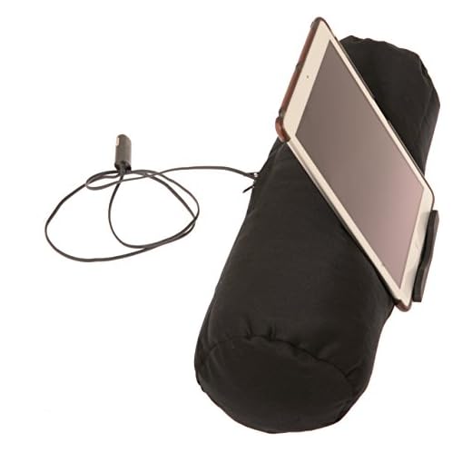 TAB Roll - ipad Pillow Tablet/EReader Lap Holder - A Must Have Accessory Stand for Apple iPad Kindle & Kobo - Perfect for Bed, Couch, or On Your Knees - Adjustable to Any Angle - Secure Hold