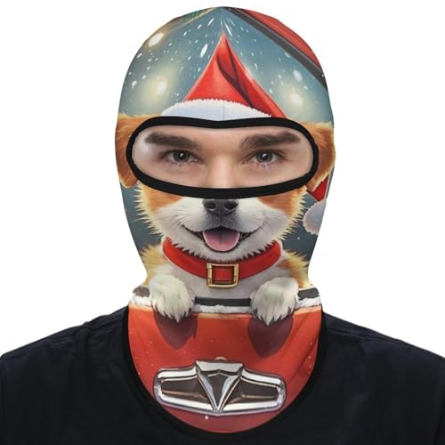 Balaclava Roja para Hombres y Mujeres con Protección Solar Transpirable para Senderismo, Ciclismo, Correr y Conducir miniatura 1