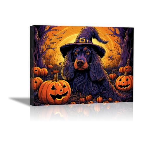 Poster Mural Halloween Pourpre 50x70cm - Habillez Vos Murs Vides pour Halloween
