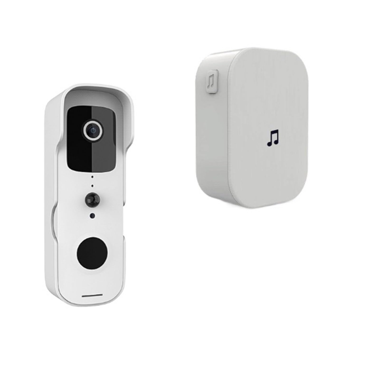 Sonnette sans fil extérieure étanche avec caméra vidéo et batterie WiFi