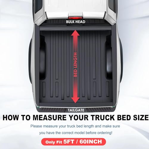 Xtweex XTW-213H-2833 Hard Tri-Fold Truck Bed Tonneau Cover Compatible For Honda Ridgeline 2017-2024 Fleetside (Not For Stepside) 5 Ft Bed Fiberglass Reinforced Polymer thumb #1