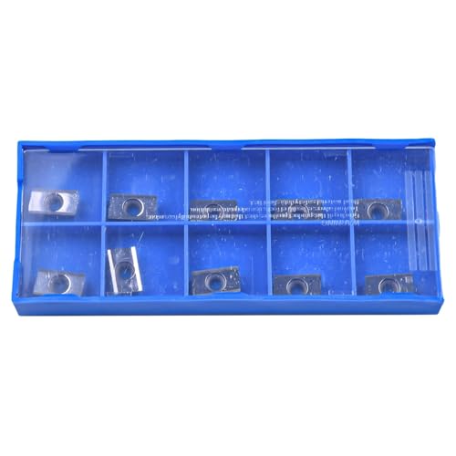 Zilimontt APKT1135PDFR-MA H01 For CNC Carbide Inserts 10pcs, Indexable Milling Cutters for Aluminum, Finishing and Finishing, Compatible with Standard Tool Holders