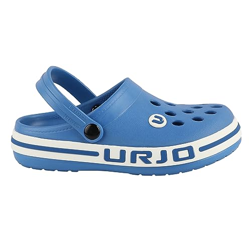 Image of URJO Streak Kid's Clogs /Sandals with Adjustable Back Strap Ultra Soft & Flexibility Anti Skid Comfortable Waterproof Daily Mules Clogs /Sandals Boy's & Girl's