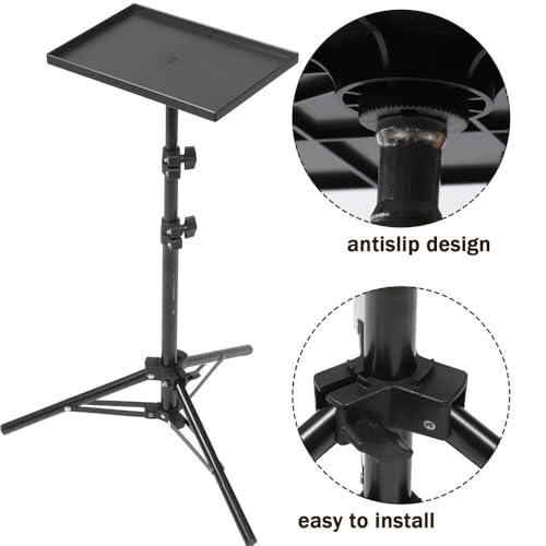 Soporte telescópico para proyector ajustable altura miniatura 5