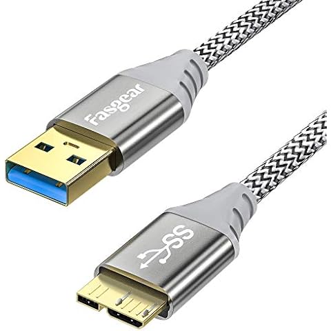 Fasgear USB 3.0 Micro B Cable - 1.6ft Cover