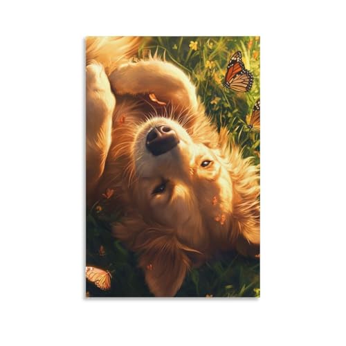 Labrador Retriever Toile Murale - Créez une Ambiance Chaleureuse dans votre Salon
