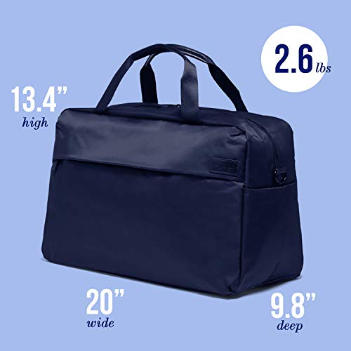 Lipault - City Plume Duffel Bag - Top Handle Shoulder Overnight Travel Weekender Luggage for Women - Navy