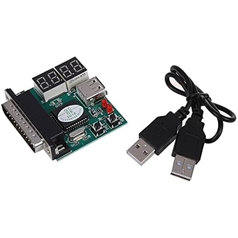 Computerfehlertester-Karte Motherboard Diagnose-Notebook PC Vier-Bit-Parallel-USB-Diagnosekarten-Analysator Cover