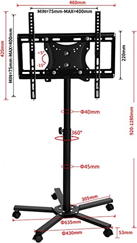 Soporte móvil ajustable para TV de 32-55 pulgadas miniatura 2