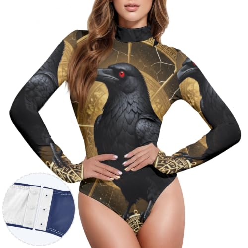 Body reductor de abdomen para mujer con cuello alto GuoChe 2