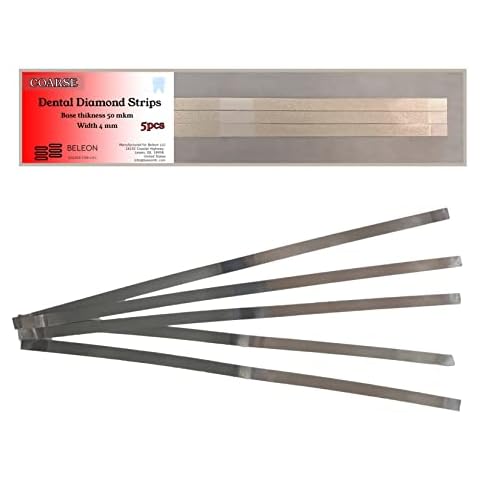 BELEON Dental Diamond Strips - Coarse 5pcs 4mm x 145mm Cover