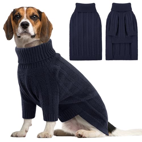 Pull Chien XL Marine pour Labrador et Golden Retriever