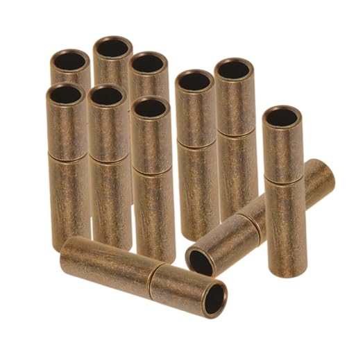 DIYEAH 20Pcs Bracelet Rope End Caps Locking Cord Ends for Easy Installation Versatile Compatibility and for Bracelet Making and Jewelry Design