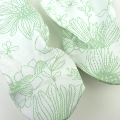 Image of HonestBaby Baby 3-Pack Footed Pants Roomy Fit Pull on Bottoms 100% Organic Cotton for Infant Baby Boys, Girls, Unisex