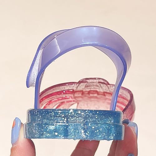 Jelly Sandals for Girls Kids Toddler Princess Dress Up Flat Colorful Mary Jane Shoes Rainbow Summer Casual Sandal 5