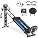 Total Gym XLS Men/Women Universal Full Body Training Home Gym Machine, 80 Unique Exercises, w/ Squat Stand, Leg Pull, 2 Ankle Cuffs & Exercise Chart