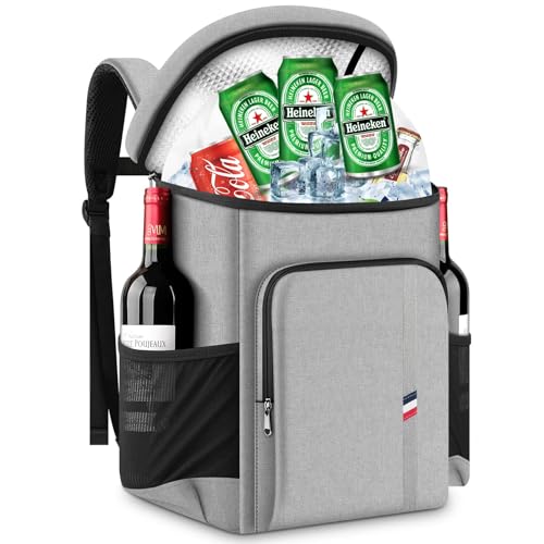 Mochila Bolsa Térmica Cooler Grande para Cerveja e Refri 23L Gelo...